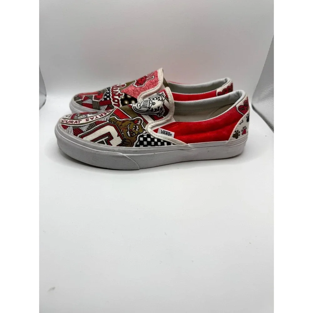 Vans Off The Wall 721356 Mens 7 College of Charleston Multicolor Skate Shoes